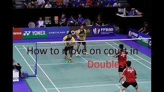 Badminton doubles movement | Learn footwork and strategy