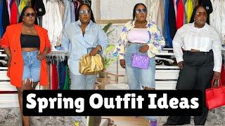 OUTFIT IDEAS FOR SPRING// PLUS SIZE// 2024 SPRING TRENDS