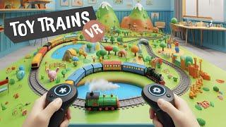 ИГРУШЕЧНАЯ ЖЕЛЕЗНАЯ ДОРОГА НО В ВИАР! Toy Trains VR