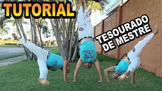 Tutorial Capoeira (Tesourado de mestre / Tesourado Bananeira Tesourado / Queda de rins e bananeira)