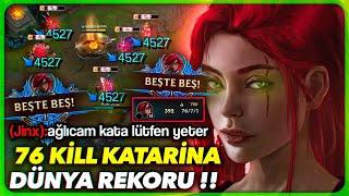 76 KİLL KATARİNA !! YENİ DÜNYA REKORU TEKRAR KIRDIM !! 176K HASAR 2 PENTA !! | Ogün Demirci