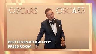 'The Brutalist' Best Cinematography Press Room Speech | 97th Oscars (2025)[Lol Crawley]