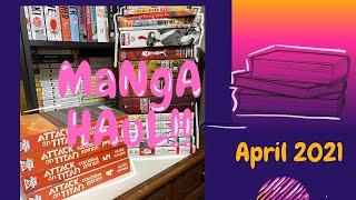 April Manga Haul 2021|| 30+ Vol &1 Box Set|| Rightstuf Anime Unboxing