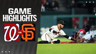 Nationals vs. Giants Game Highlights (4/9/24) | MLB Highlights