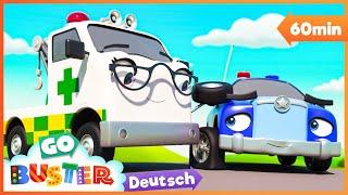 Die Räder am Bus - Feuerwehrausgabe | Go Buster Deutsch | Kinderlieder | Cartoons für Kinder