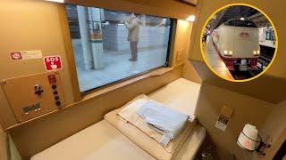 Very comfortable Riding Japan's Private Sleeper Express train | Sunrise Express  