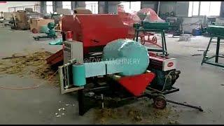 Small Mini Round Corn Silage Baler and Wrapper Machine