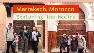 Exploring Medina in Marrakech, Morocco