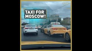 Moscow traffic gridlock as Russian taxi company is hacked