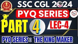 GK FOR SSC CGL 2024 | PYQ SERIES PART 4 | LEC-4 | PARMAR SSC