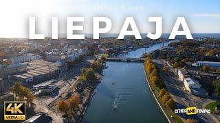 Liepāja, Latvia  in 4K Video by Drone ULTRA HD - Flying over Liepaja Latvia