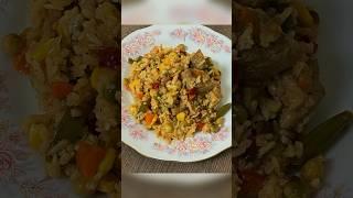 Как говорят,хорошая еда залог хорошого настроения)рис с овощами#идеядляужина#shortvideo#риссовощами