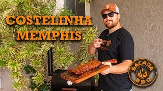 Costelinha de Porco Estilo Memphis - Sacada BBQ #046 #americanbbq