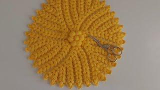 Easy Crochet Puff Scrubbies for Beginners / Easy Crochet Knitting Washcloth Pattern / Puff Stitch