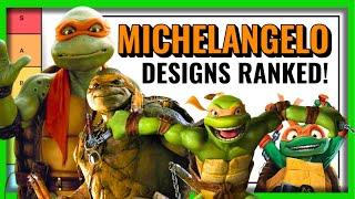 ALL The TV & Movie TMNT Michelangelo Designs RANKED!