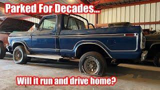 BARN FIND 78 F-150! Can we drive it home?