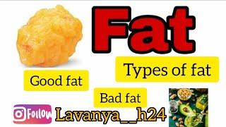 |Fat|Good & Bad Fat|Importance #fat#wellness#lavanya