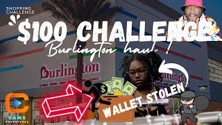 Cam Adventures VLOG #5 Daughters wallet #stolen during $100 #Burlington #outfit #haul #challenge