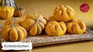 einfaches Rezept für Kürbisbrötchen (vegan) #Silkeswelt