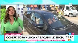 Tras fiscalización, conductora aseguró que nunca había sacado licencia | Tu Día | Canal 13