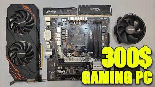 Ryzen 5 2600 + GTX 1070 8GB | 300$ Budget Gaming PC Build | 4K