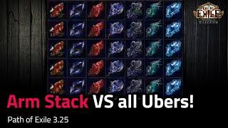 Scion Armour Stack vs All Ubers - Path of Exile 3.25 Settlers of Kalguur