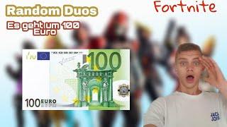 100 EURO an den GEWINNER von RANDOM DUOS!!! | FORTNITE | KossBo