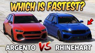 GTA 5 ONLINE - ARGENTO VS RHINEHART (WHICH IS FASTEST?)