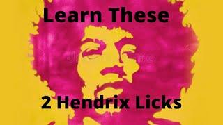 Learn 2 Jimi Hendrix Licks