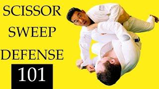 How To Defend The Scissor Sweep 101 | Avoid Being Swept With These Simple BJJ Techniques
