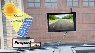 Foxpark Solar 3 Wireless Backup Camera | 5 Minute Install and Demonstration