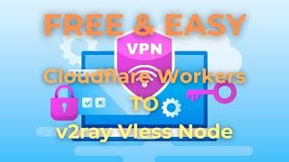 Use Cloudflare Worker To Generate V2ray Vless Node To Bypass Internet Access Restrictions