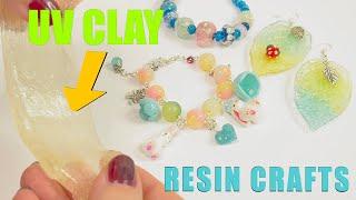 UV CLAY- YouV- Resin Crafts- Jewelry- DIY- Tutorial