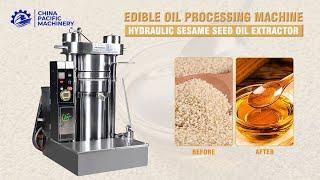 Hydrualic Sesame Seeds Oil Press Machine|Sesame Oil Making Machine|Hydraulic Sesame Oil Extractor