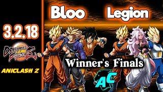 AniClash Z - Bloo (Trunks/Yamcha/Goku) vs Legion (Android21/Goku/Vegeta) Winner's Finals - DBFZ