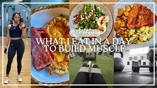 WHAT I EAT IN A DAY | QUICK, HEALTHY, HIGH PROTEIN MEALS TO BUILD MUSCLE ‍️