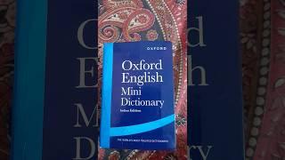 Oxford English Mini Dictionary (Indian Edition) |best pocket size Dictionary#books#oxford#english