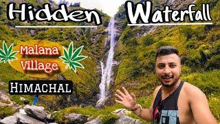 Hidden TOSHCO Waterfall Malana Village | Wanderer Tushar #toshcowaterfall #malanavillage #waterfalls