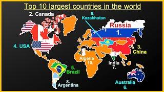 Largest countries in the world