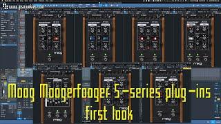 Moog Moogerfooger S-series plug-ins first look