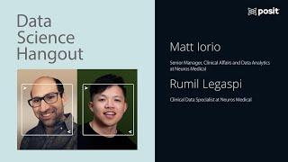 Matt Iorio and Rumil Legaspi @ Neuros Medical | Data Science Hangout