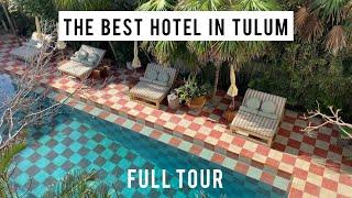 The Best Hotel in Tulum Mexico 2023 Full Tour plus Beach Club, Roof Top Bar and Food!