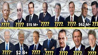 America's 15 Wealthiest Presidents 2024 | presidents of the united states of america | #youtube