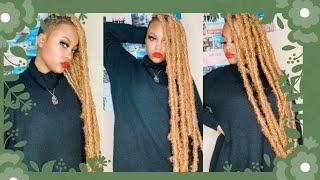 LAZY FAUX LOCS WITH UNDERCUT! LIGHT WEIGHT! EXTRA LONG FAUX LOCS! | @MEEKFRO | SUPERLINE COLLECTION