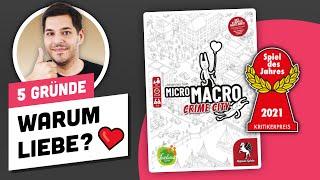 DAS Spiel für Jeden?  MicroMacro Crime City ️ Spiel des Jahres 2021