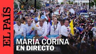 VENEZUELA | Cierre de campaña de Edmundo González con Maria Corina Machado en vivo | EL PAÍS