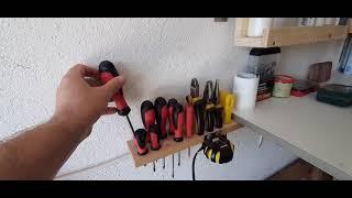 Quick look at the tool wall - countryside workshop DIY garage