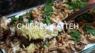 How to make Chicken Fatteh (فتة دجاج)