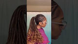 TRIBAL BRAIDS TUTORIAL #tribalbraids #knotlessbraids #braids #braidstyles #protectivestyles #hair