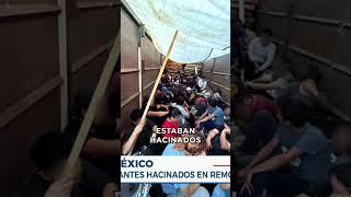 Encuentran a migrantes en condiciones paupérrimas dentro de un Trailer | Noticias EstrellaTV